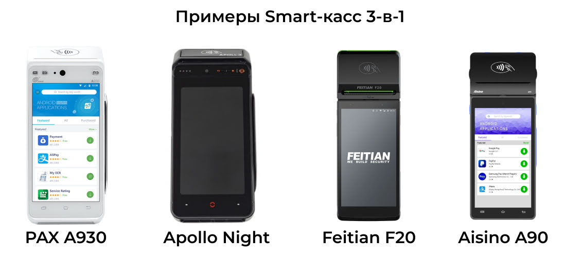 Смарт кассы 3в1 в Минске